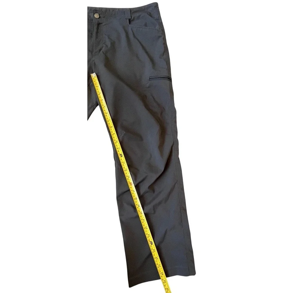 Columbia Mens Omni-Shade Cargo Hiking Pants Gray 36x32 Straight Leg Outdoor